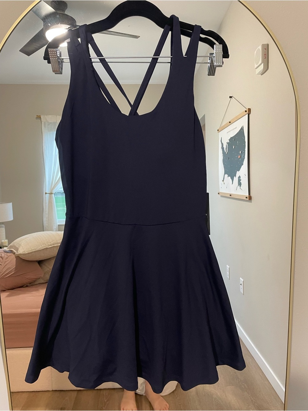 NWT Navy Blue Fabletics Athletic Dress